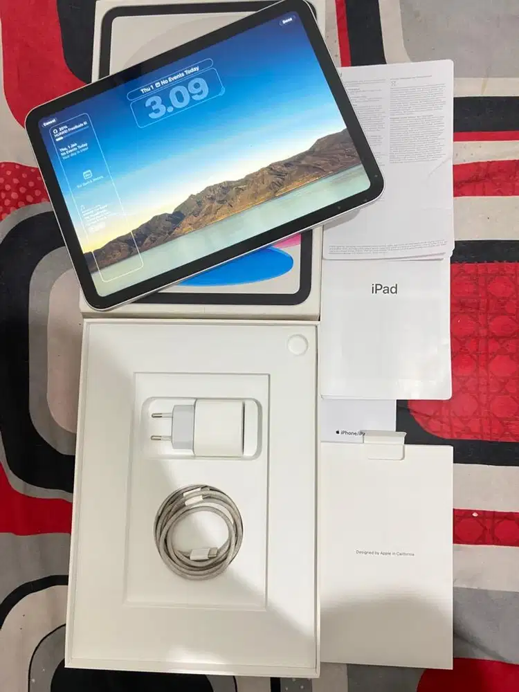 Ipad A16 128GB WIFI Ibox Full set Garansi ON