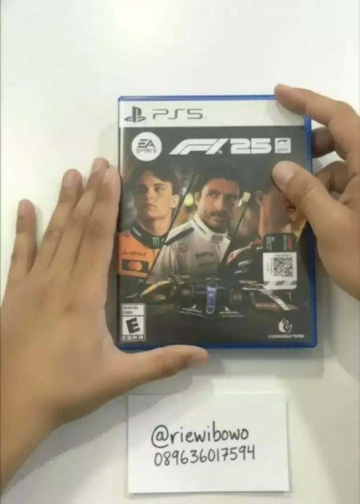 BD/Kaset PS5 F1 25 seken fullset super mulus