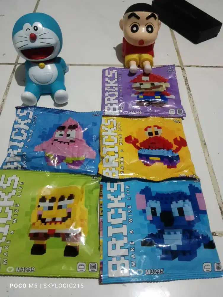 Block Mainan Balok Susun Bricks Mainan Edukasi Asah Otak Original