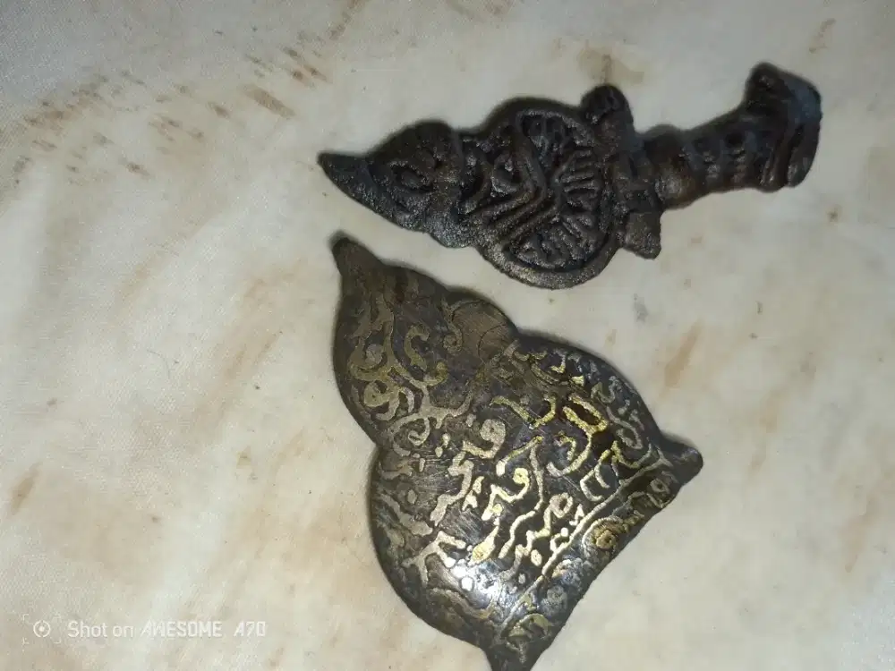 Keris triple Semar Kuningan antik