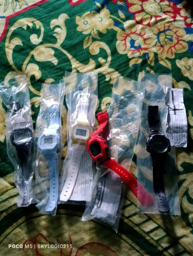 Jam Tangan Digital Rubber Anti Air Harga Bervariatif