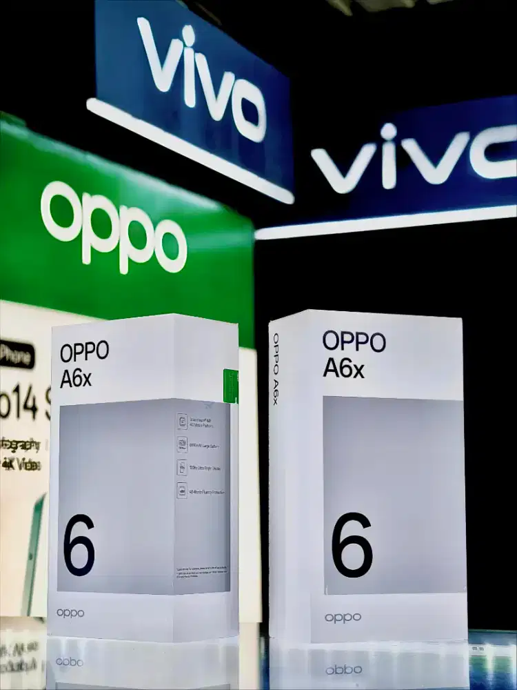 Oppo A6x 12/256 Promo New Segel Garansi Resmi Oppo COD Gratis Ongkir