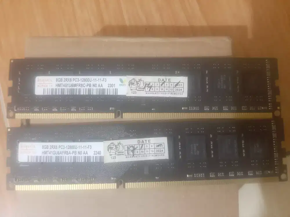 ram 8gb ddr 3 2 keping
