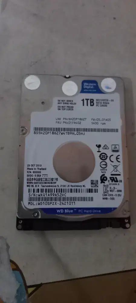 Hdd Laptop 1 Tb