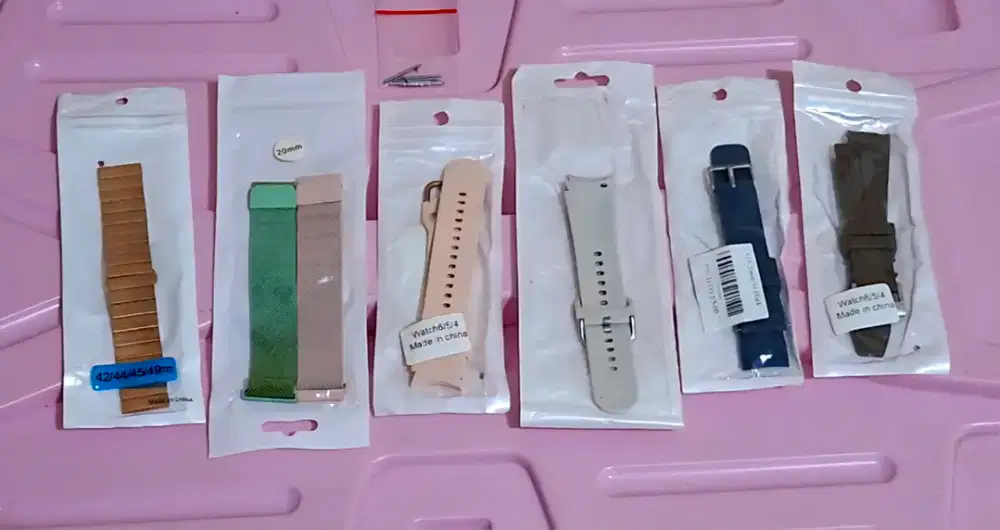 7 pasang strap jam tangan smartwatch 20mm