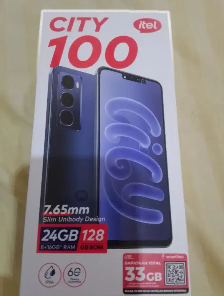 Hp itel city 100 8/128