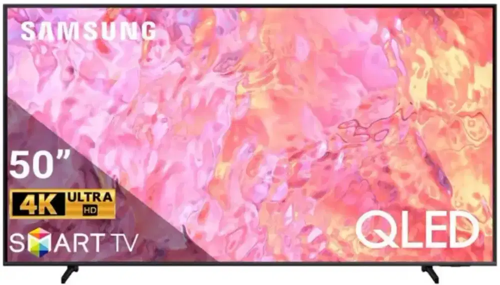 TERMURAH READY SMART TV SAMSUNG 4KQLED QA50QE1DAK 50 INCHI BARU SEGEL