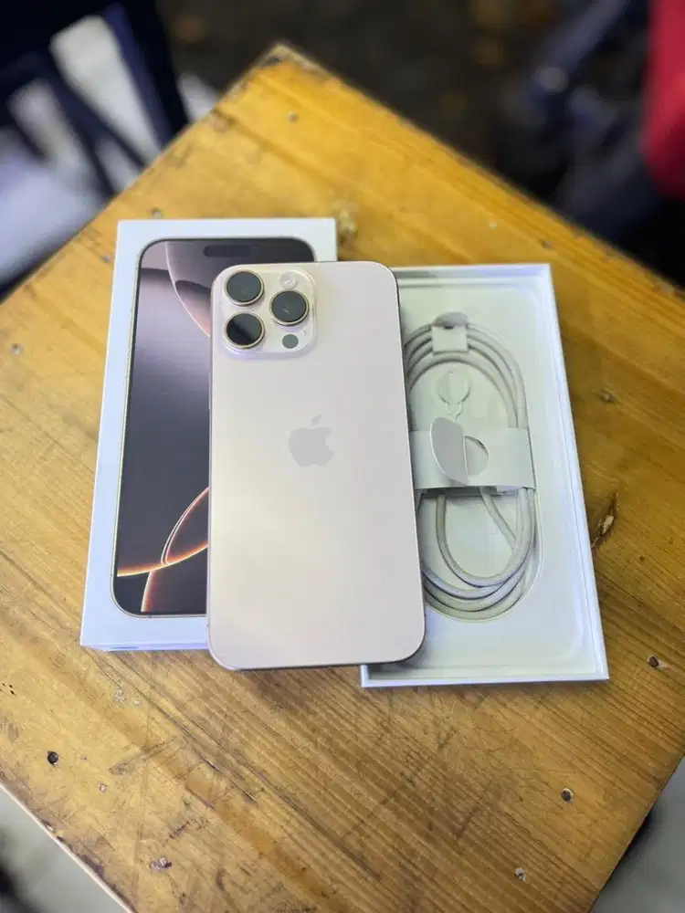 Iphone 16 Pro Max 256Gb Desert iBox Bh 100 banyak bonus