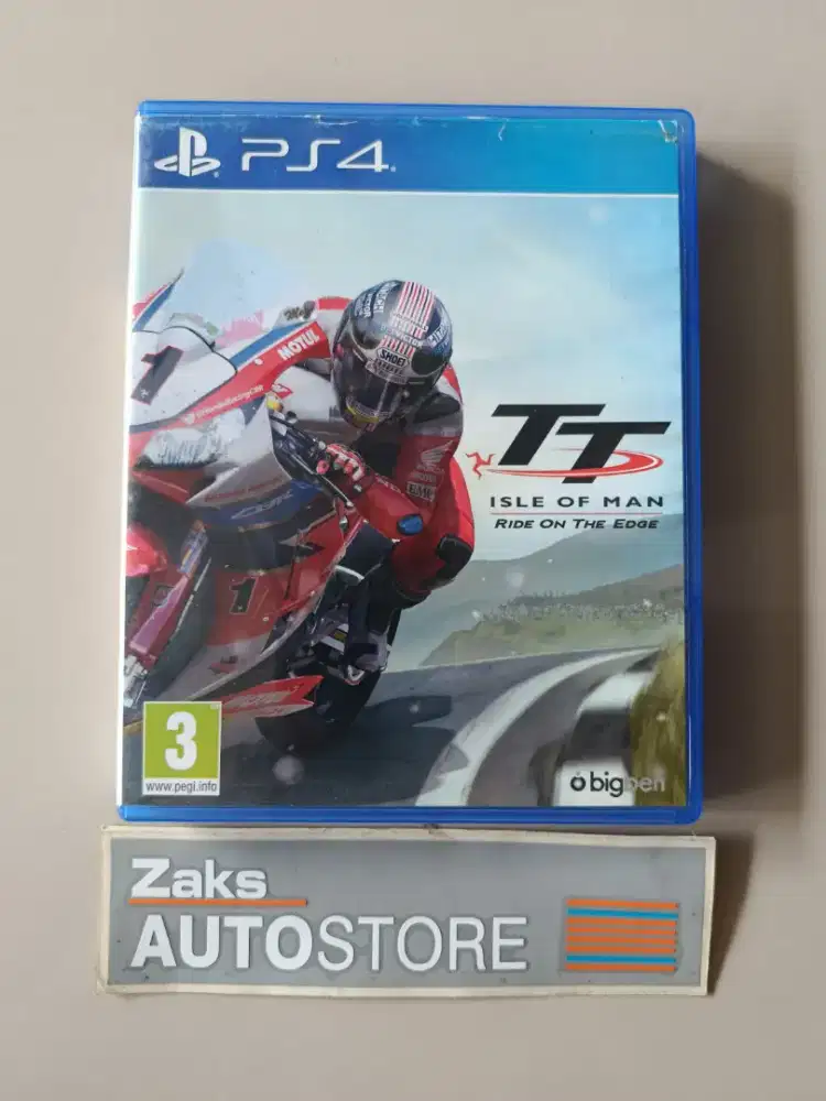 BD Kaset Game Original PS4 Balap Motor TT Isle of Man Ride On The Edge