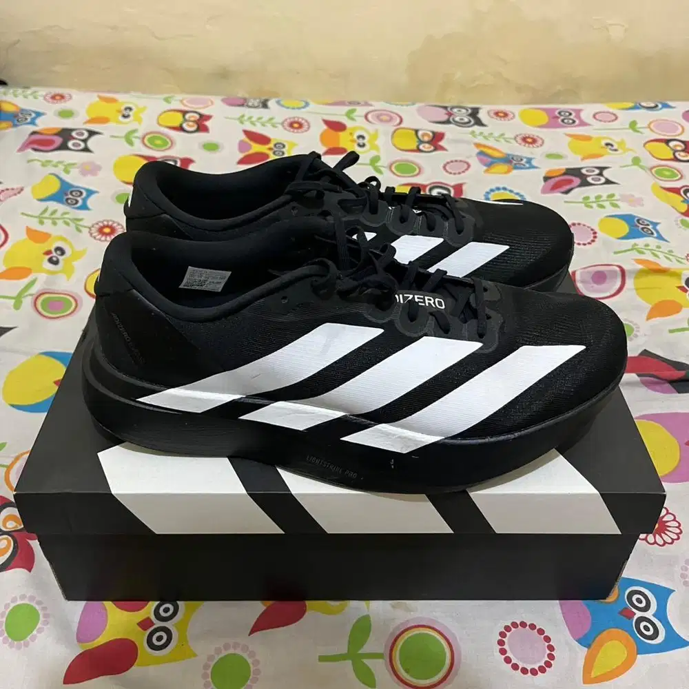 ADIDAS ADIZERO EVO SL BLACK WHITE MEN