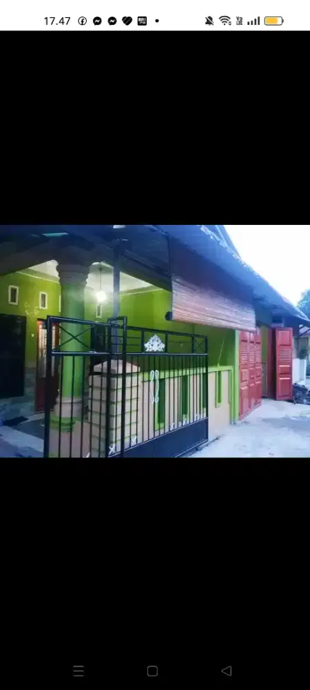 Rumah hunian siap pakai di perkampungan