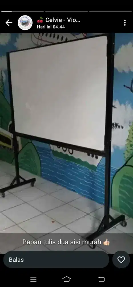 Papan tulis standing baru