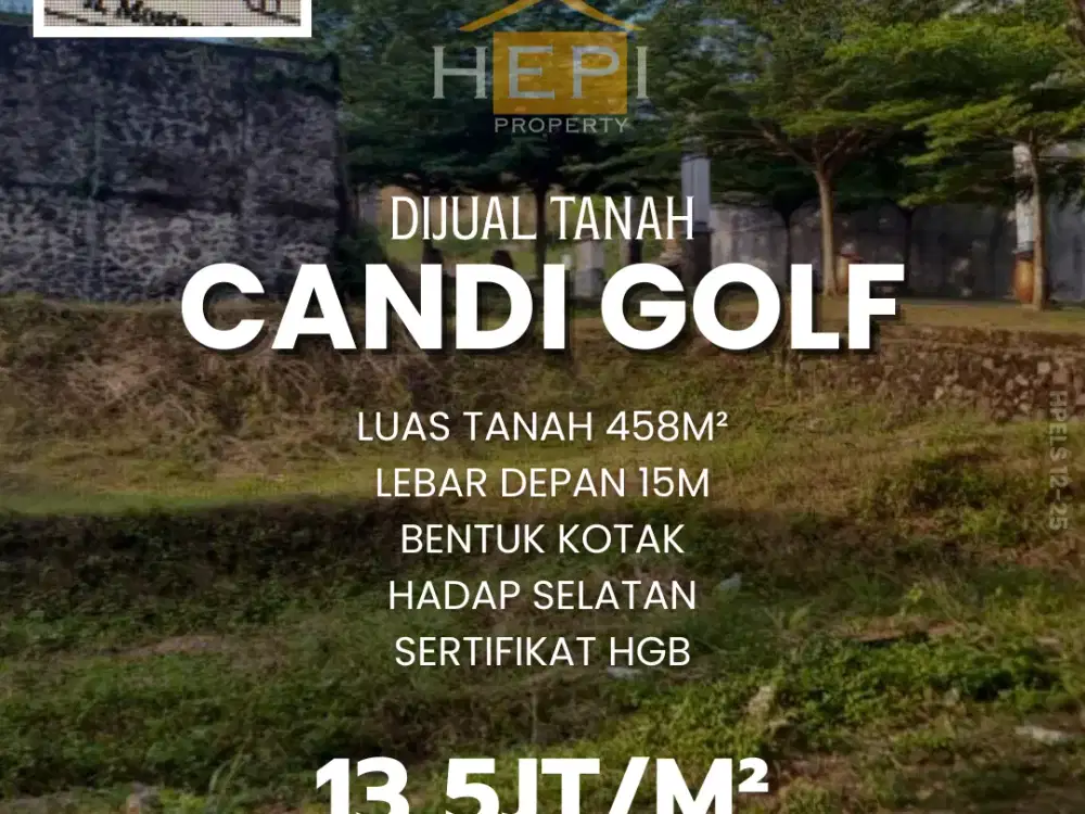 Dijual Tanah di Graha Candi Golf Semarang