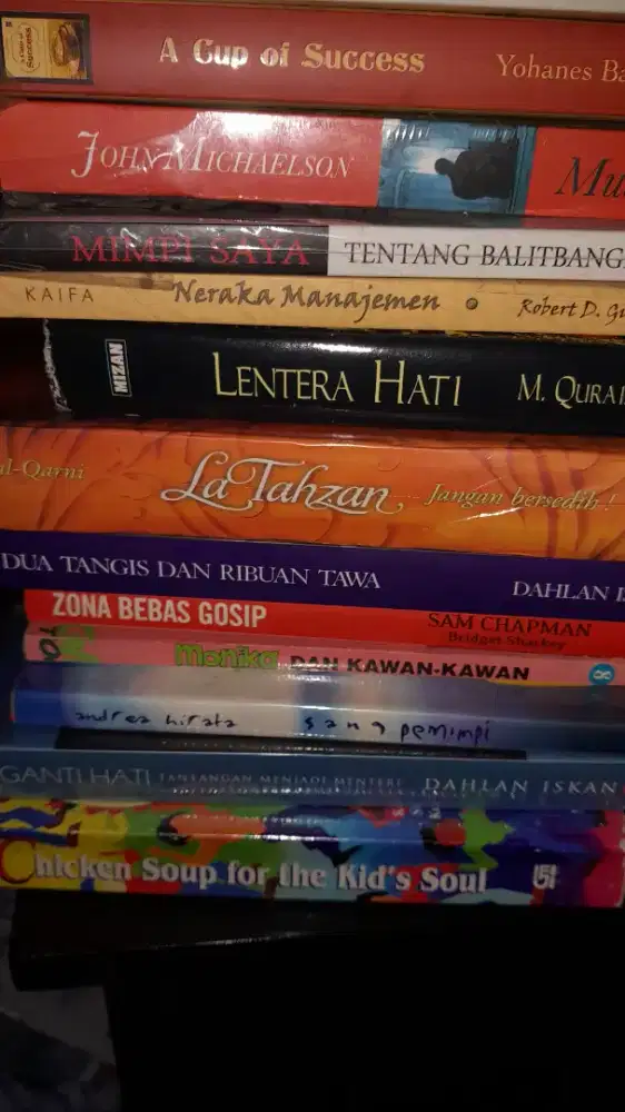 Buku,Novel.komik.sejarah&motifator