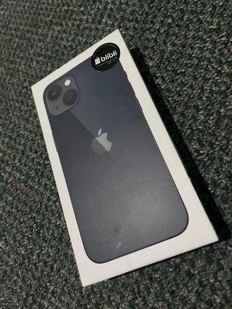 iPhone 13 - 128 Gb - Warna Midnight -Barang resmi - Fullset