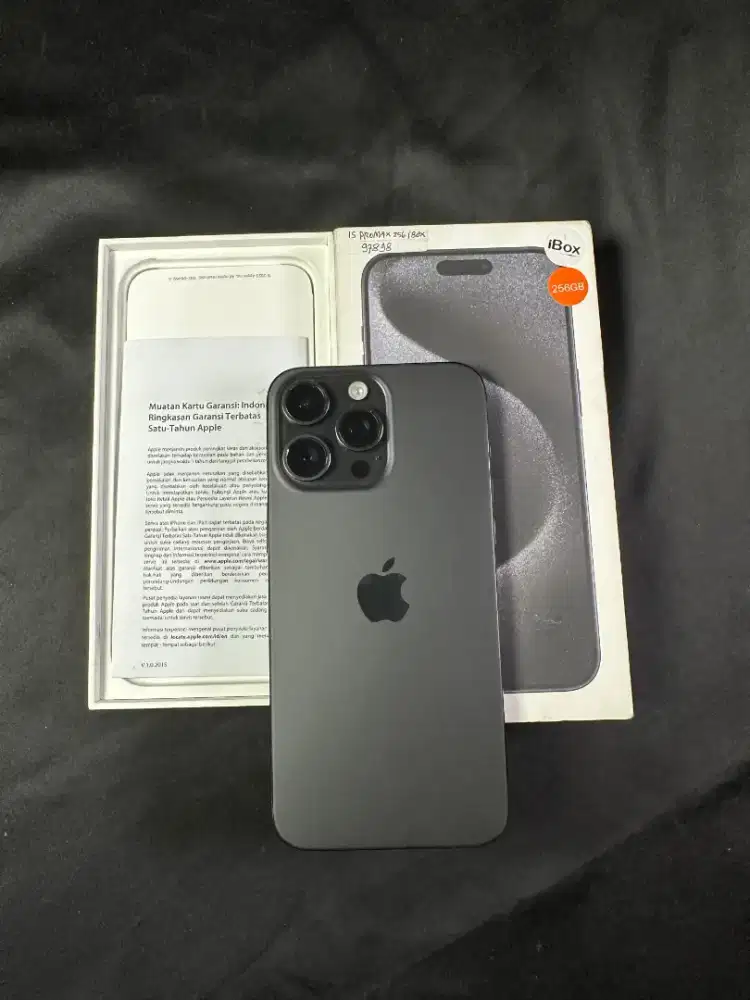 Iphone 15 promax 256gb ibox