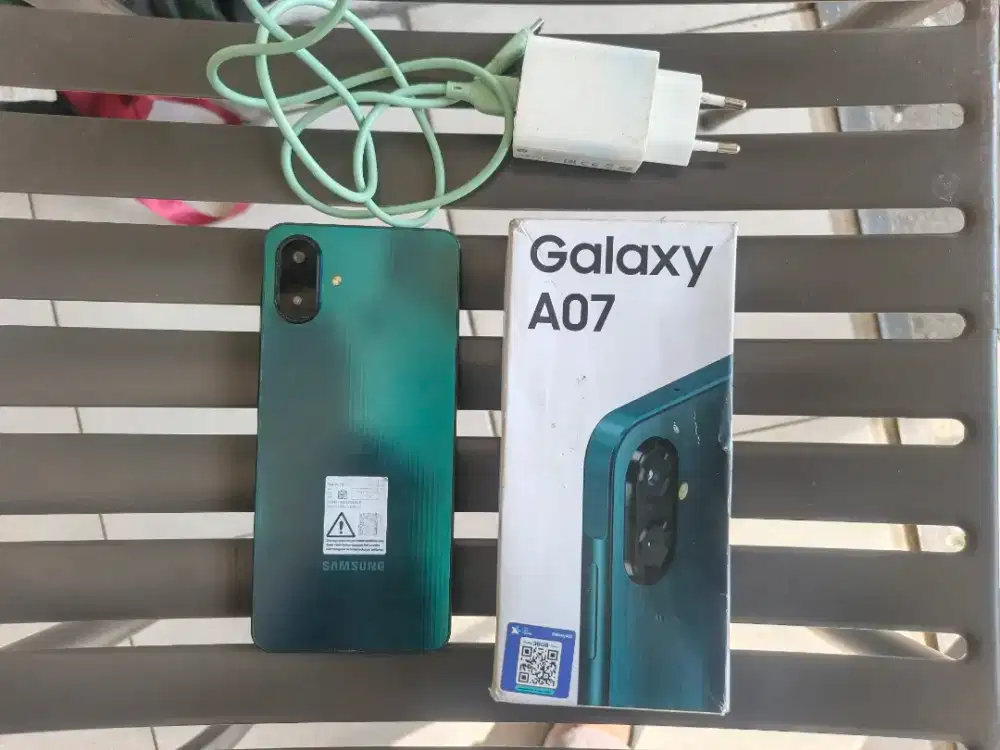Samsung A07 Ram 6/128 Lengkap mulus cas gk bawaan nominus