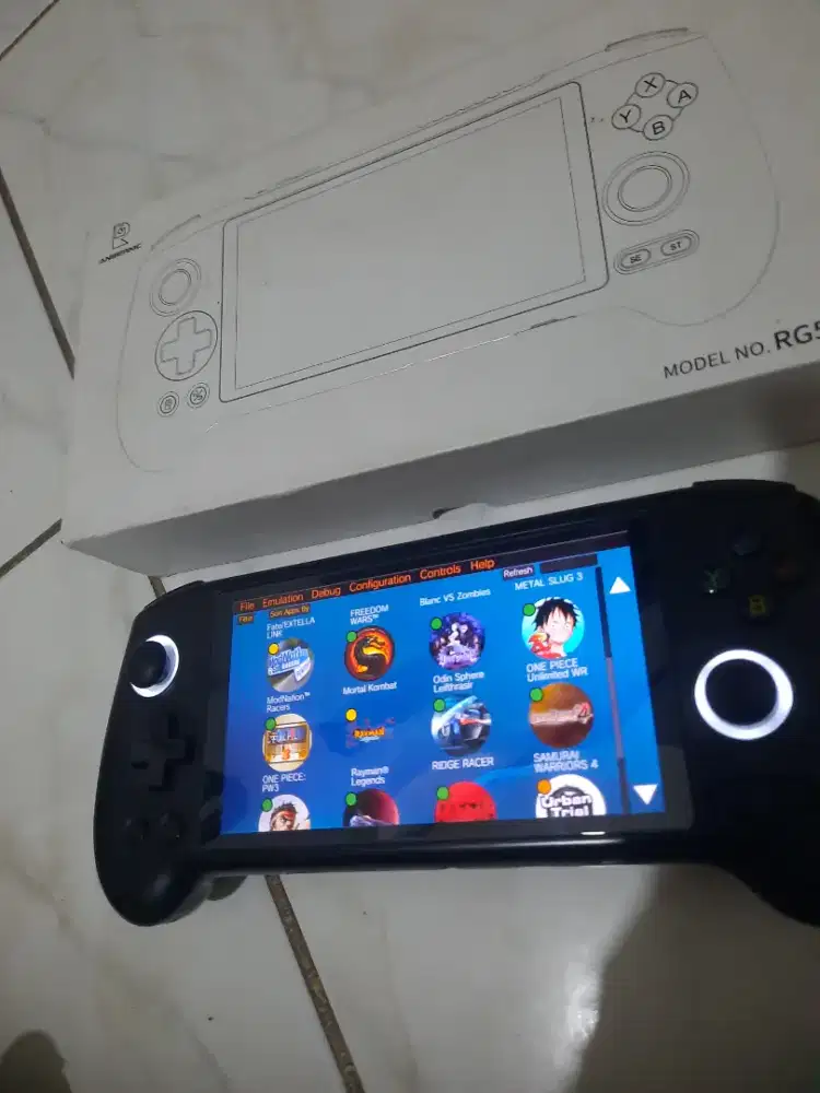 Anbernic rg556 fullset dus buku hitam mulus 8/128gb cod bandung