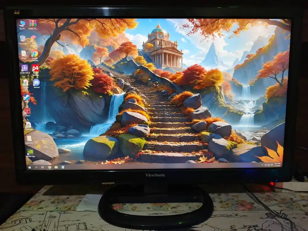 Monitor FHD 24 Viewsonic Normal Garansi