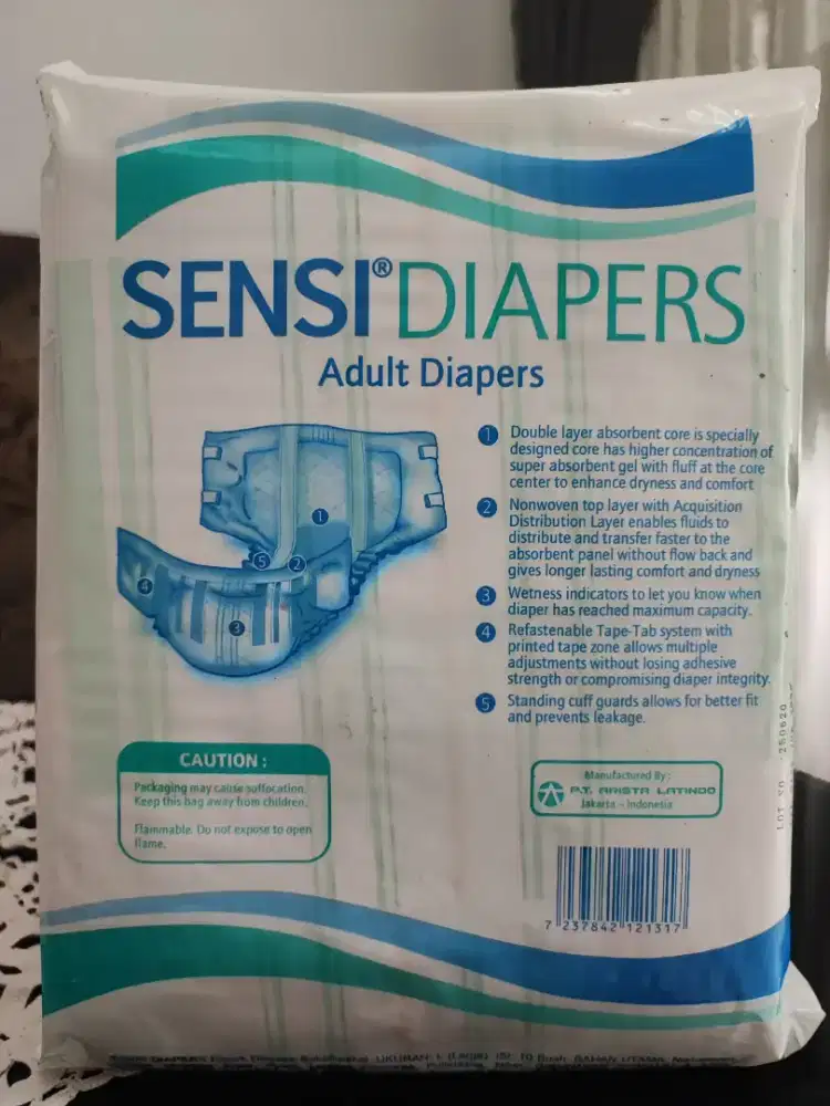Sensi Adult Diapers Ukuran L