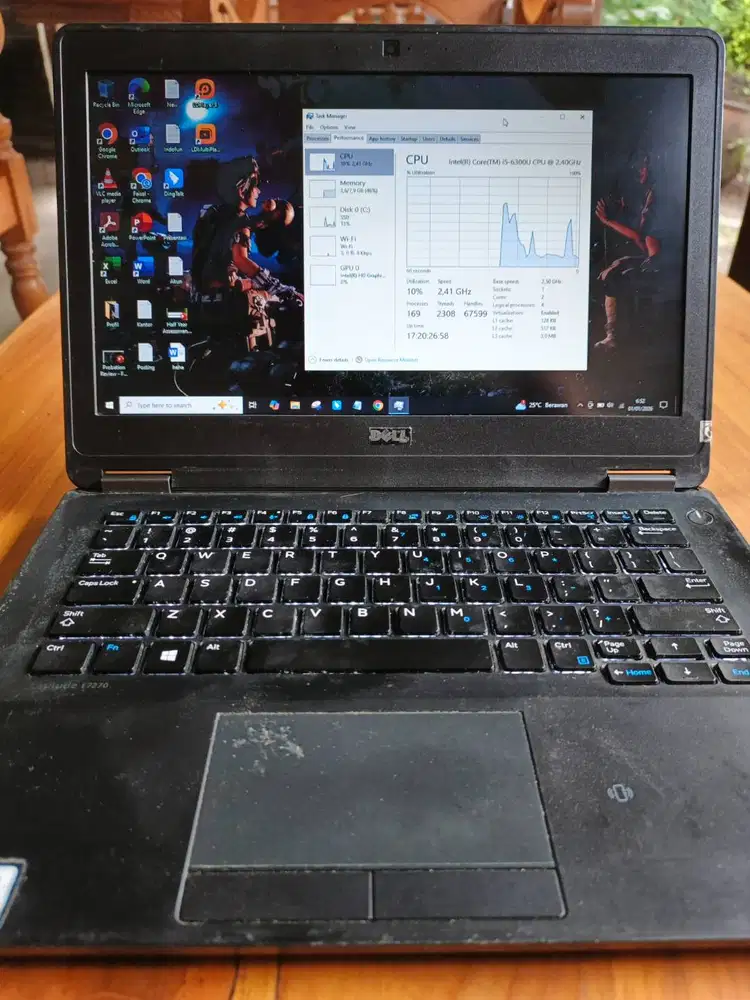 DELL i5-6300u Laptop Kerja Kuliah Normal Garansi