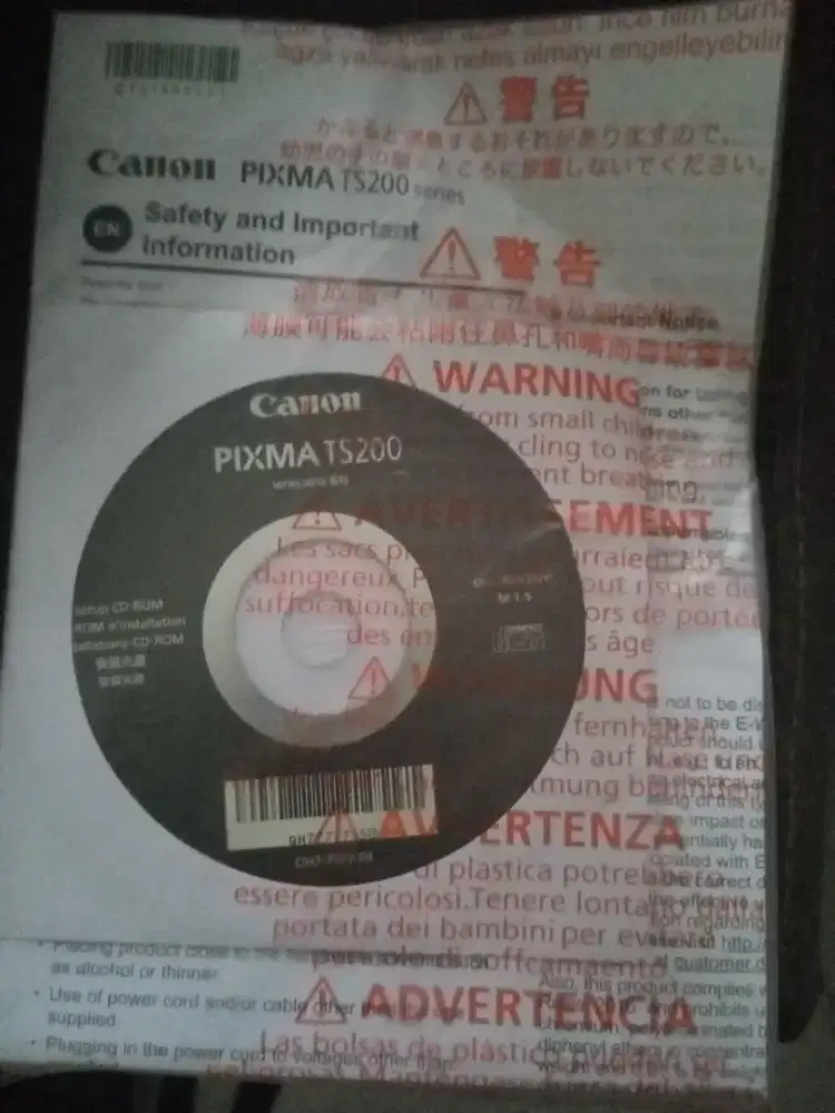 printer canon  pixma ts207