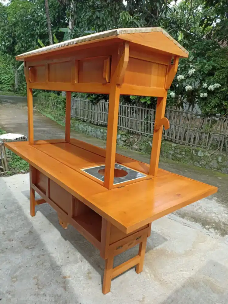 Gerobak Angkringan Bakso Mie Ayam PeceL Bubur Sate Martabak Ronde dlL