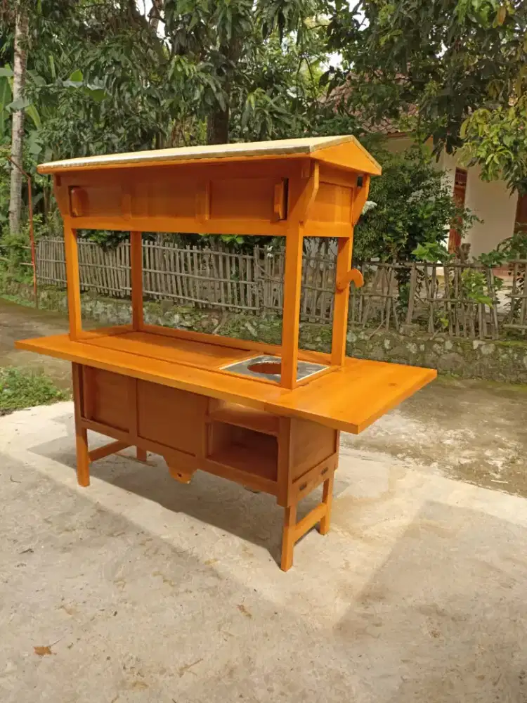 Gerobak Angkringan Bakso Mie Ayam PeceL Bubur Sate Martabak Ronde dlL