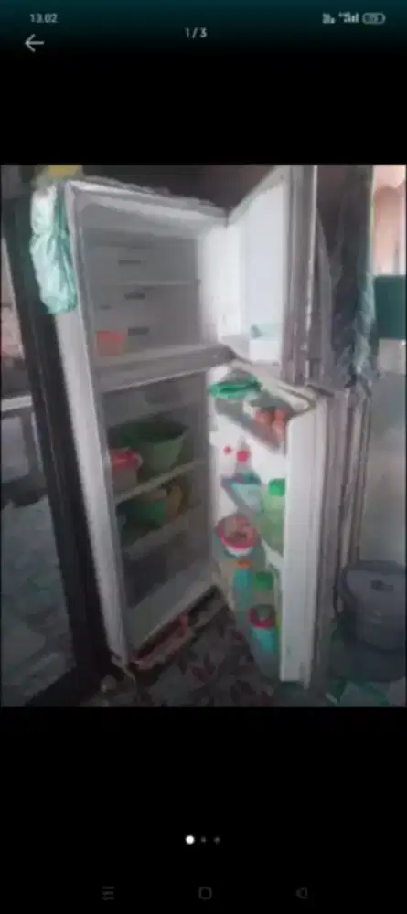 Bismilah jual cepat kulkas pintu dua masih bagus lagi