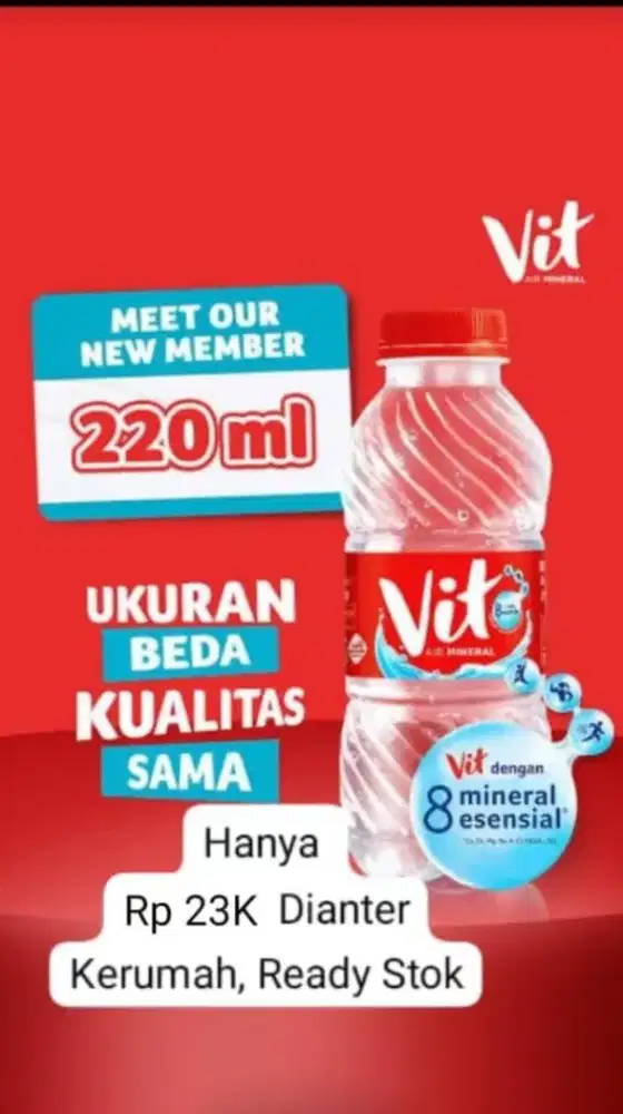 Sedia VIT Botol 220ml