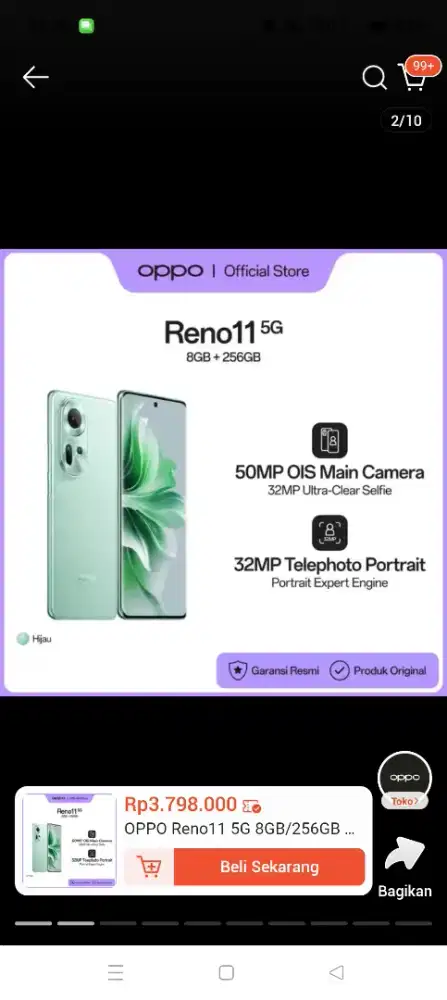 Oppo Reno11 5G (8 ram)