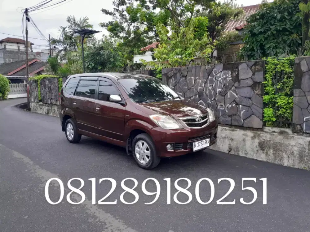 Toyota AVANZA G 2011 Manual pajak panjang