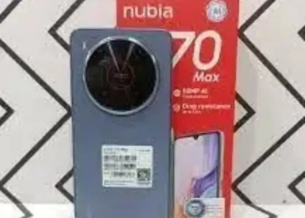 Hp Nubia v70 max 6/128gb second Harga nett