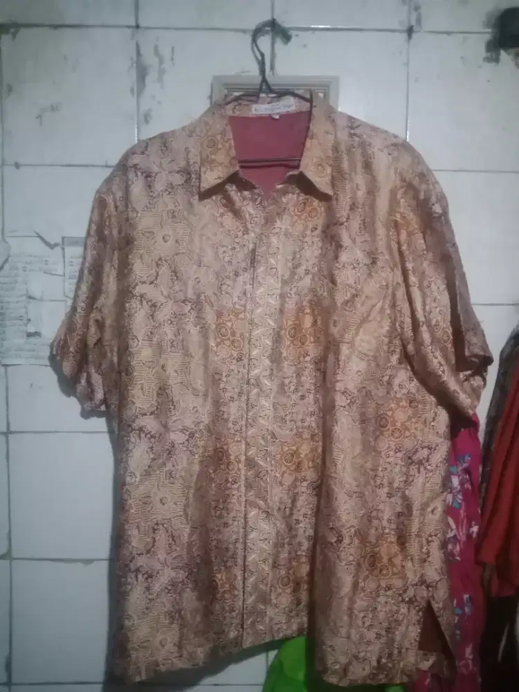 Baju batik pria dewasa M Dan L