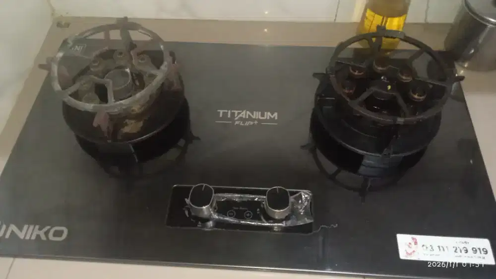 Dijual kompor NIKO TITANIUM flip murah !