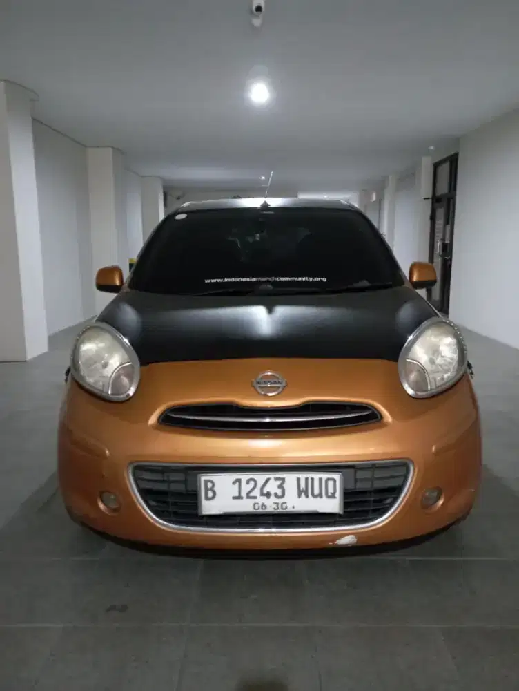 Nissan March 1.2L XS MT 2011 Oranye Kondisi Terawat Skali Interior Ori