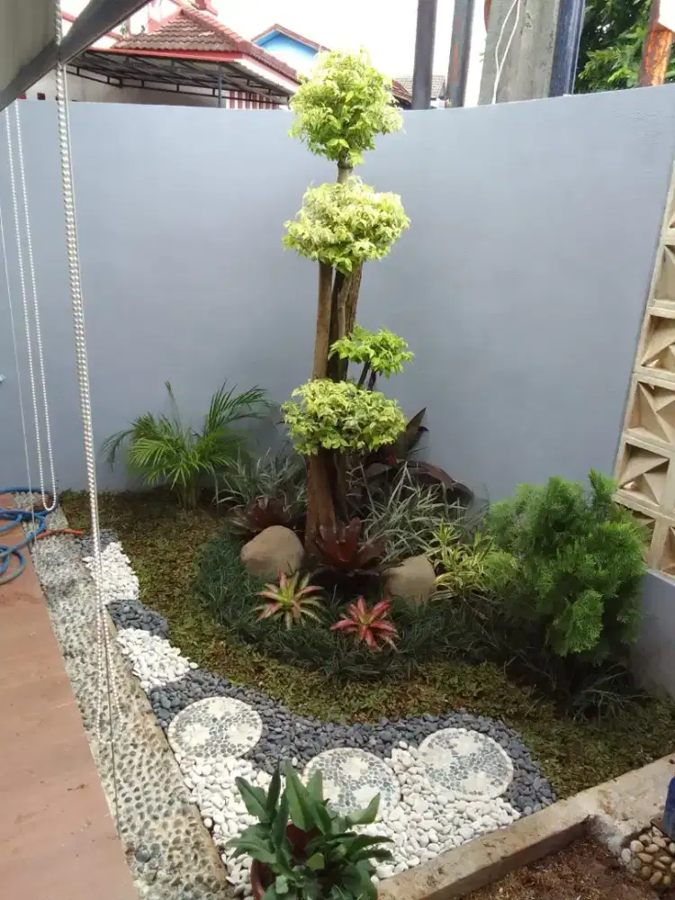 Jasa tukang pembuatan taman minimalis