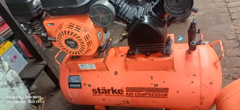 Dijual kompresor 1pk gandeng mesin siap pakai