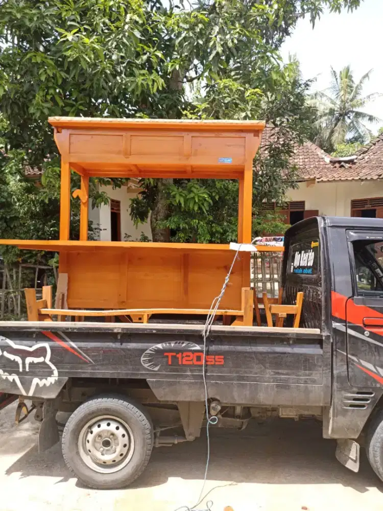Gerobak Angkringan Bakso Mie Ayam PeceL Bubur Sate Martabak Ronde dlL