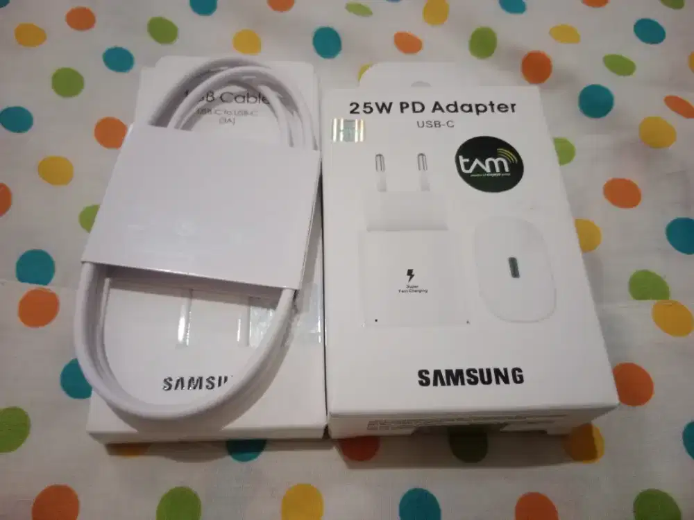 Charger Original Samsung PD 25watt Tipe C to C 3A SuperFast(New)