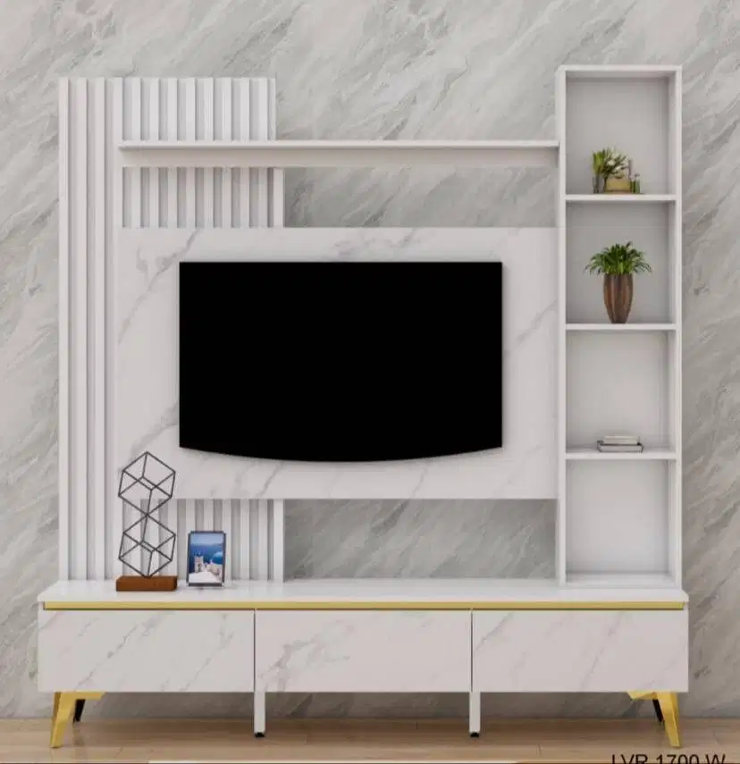 BUFFET TV/RAK TV/LEMARI TV MARBEL PUTIH LRV1700