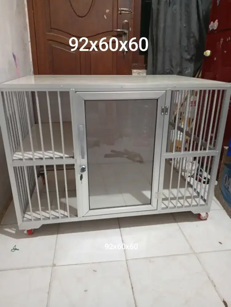 Kandang kucing alumunium