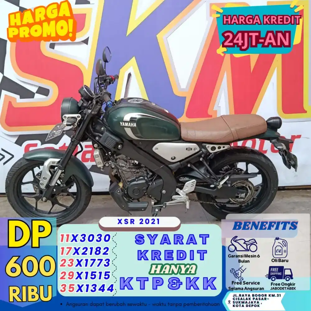 YAMAHA XSR 2021 DP600RB CASH/CREDIT