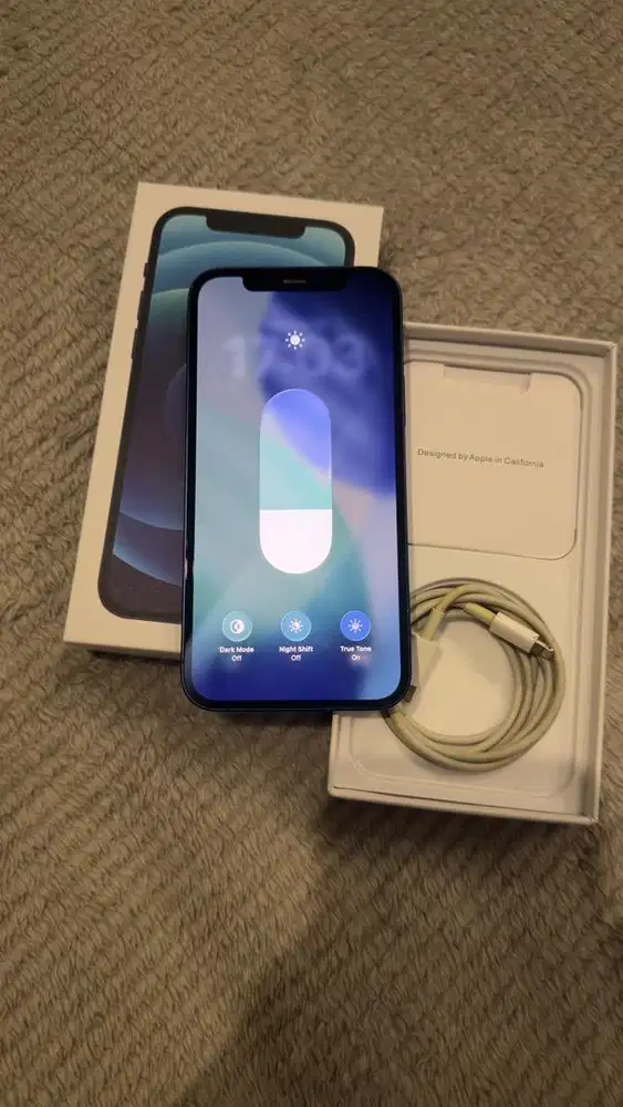 Iphone 12 Blue 256GB Resmi Beacukai Lengkap