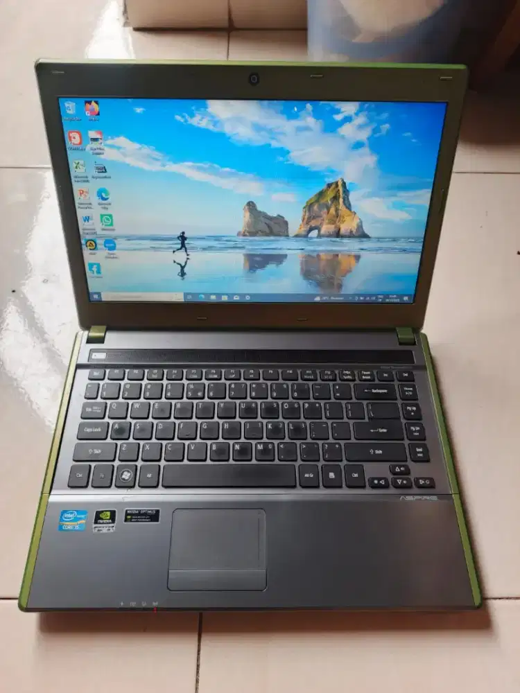 Laptop Acer Core i5 Ram 10gb SSD 128gb dual VGA siap pake (Nego)