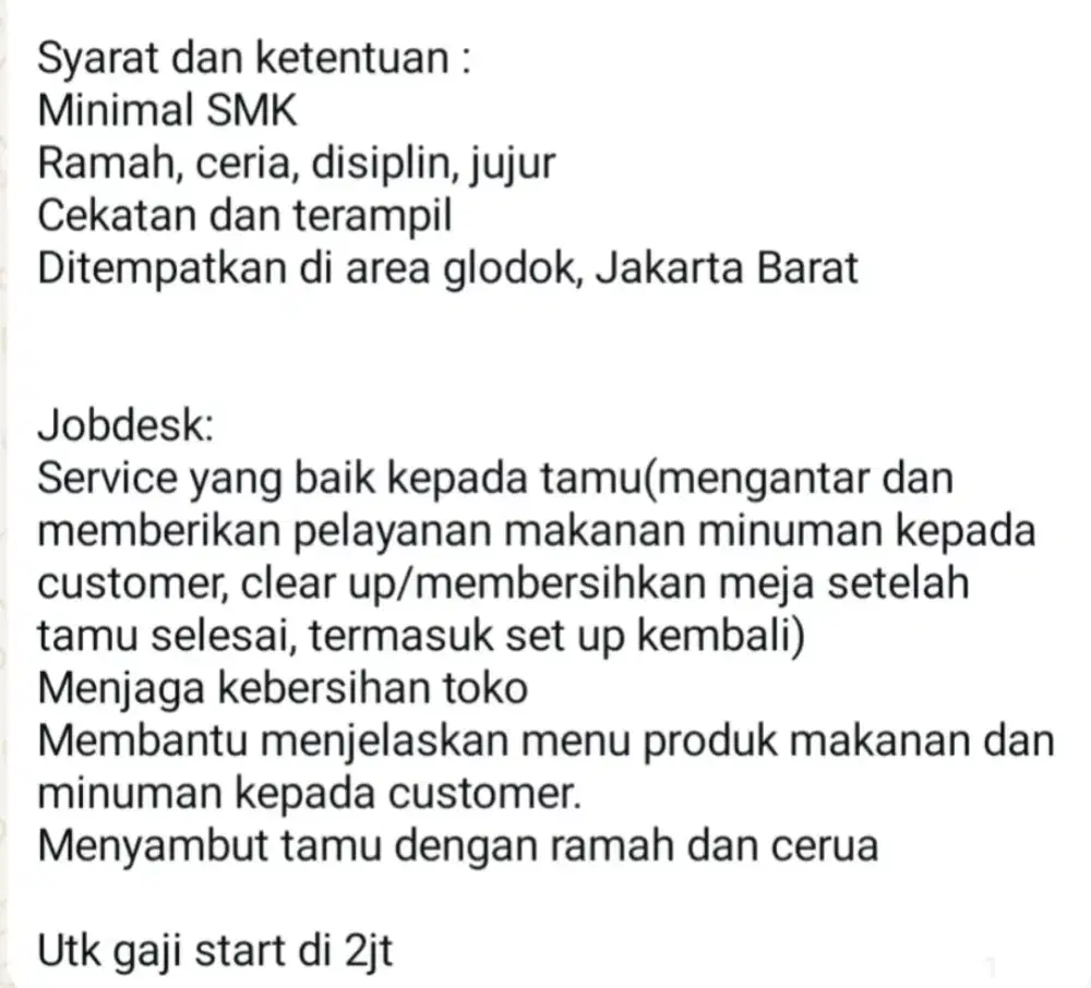 Butuh freelance cewe cowo