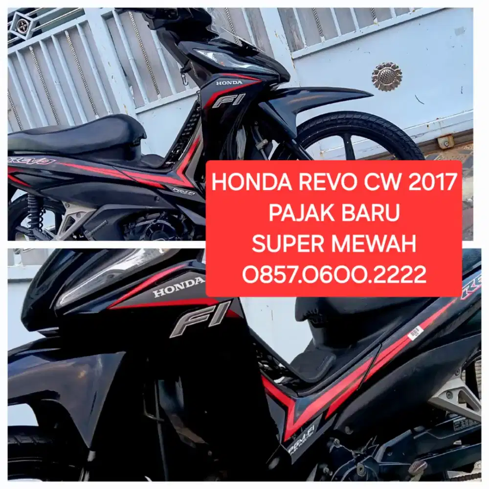 Super istimewah HONDA REVO CW 2017.Pajak Baru