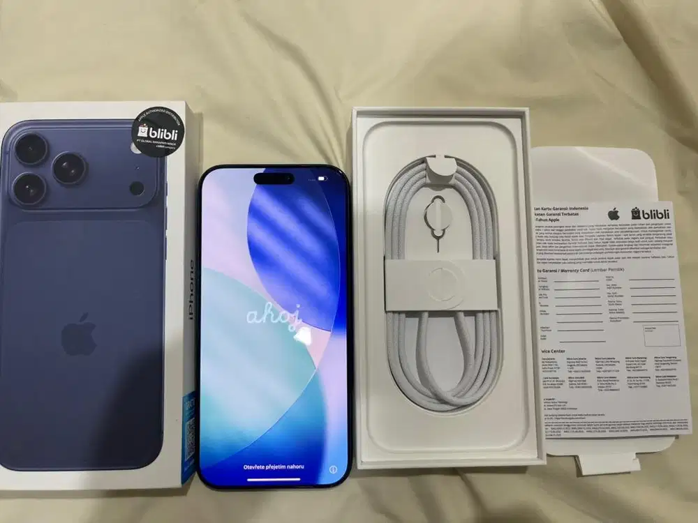 Iphone 17 promax deep blue 256GB resmi