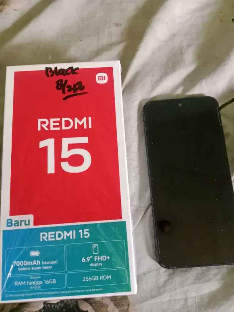 Jual redmi 15 ram 8+8/256