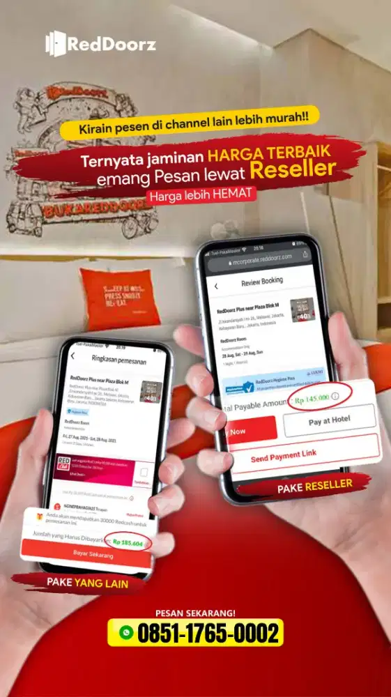VOUCHER HOTEL REDDOORZ JAMINAN HARGA TERMURAH